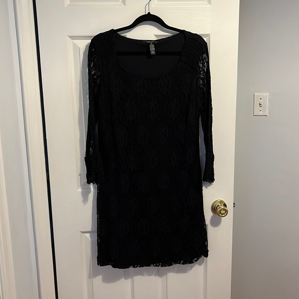 Black Lacing Dress